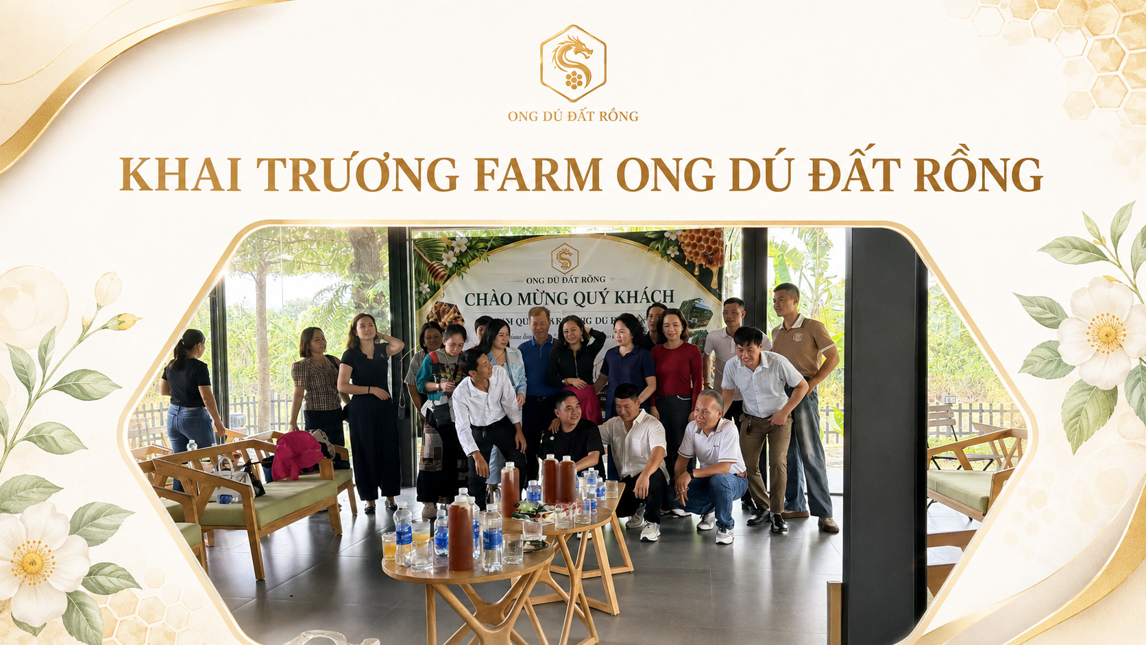 Khai trương Farm Ong Dú Đất Rồng tại Châu Đức - Bà Rịa 